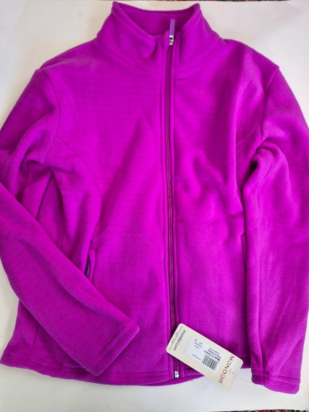 Mondor 4750 Women figure skating warm-up jacket polar grape purple NWT small